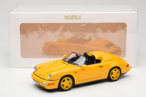 Porsche 911 964 Speedster Speed Yellow Norev 1:18 187130 Métal Moulé — image 8 sur 8
