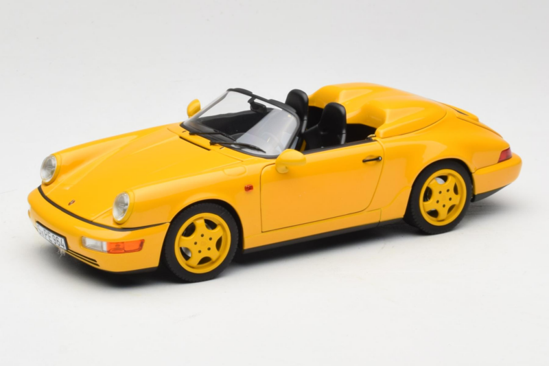Porsche 911 964 Speedster Speed Yellow Norev 1:18 187130 Métal Moulé