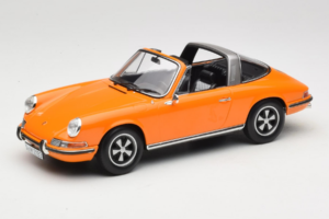 Porsche 911 T Targa Orange Norev 1:18 187220 Métal Moulé