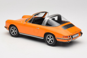 Porsche 911 T Targa Orange Norev 1:18 187220 Métal Moulé — image 7 sur 8