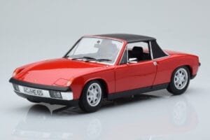 Porsche 914 1.7 Bahia Rouge Norev 1:18 187690 Métal Moulé