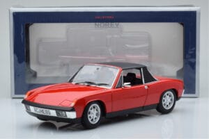 Porsche 914 1.7 Bahia Rouge Norev 1:18 187690 Métal Moulé — image 7 sur 7