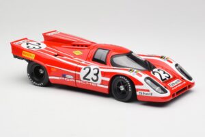 Porsche 917K #23 R. Attwood / H. Herrmann 24 Hours of Le Mans Winner 1970 Norev 1:18 187586 Métal Moulé — image 4 sur 6