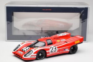 Porsche 917K #23 R. Attwood / H. Herrmann 24 Hours of Le Mans Winner 1970 Norev 1:18 187586 Métal Moulé — image 6 sur 6