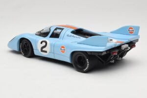 Porsche 917K #2 Gulf P. Rodriguez / J. Oliver 1000km Monza Winner 1971 Eagles Race 1:18 903008 Métal Moulé — image 3 sur 6