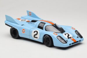 Porsche 917K #2 Gulf P. Rodriguez / J. Oliver 1000km Monza Winner 1971 Eagles Race 1:18 903008 Métal Moulé — image 4 sur 6