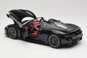 Porsche 918 Spyder Basalte Noir Métallique Minichamps 1:18 110062431 Métal Moulé — image 5 sur 8