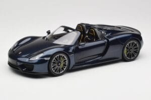 Porsche 918 Spyder Bleu Metallic Minichamps 1:18 113062434 Métal Moulé
