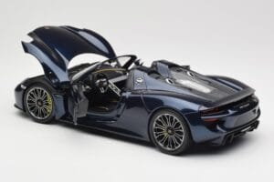 Porsche 918 Spyder Bleu Metallic Minichamps 1:18 113062434 Métal Moulé — image 5 sur 8