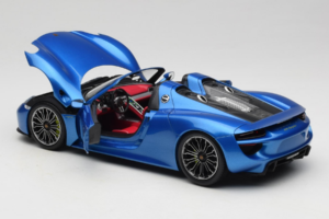 Porsche 918 Spyder Blue Metallic Minichamps 1:18 110062432 Métal Moulé — image 5 sur 8
