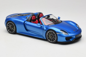 Porsche 918 Spyder Blue Metallic Minichamps 1:18 110062432 Métal Moulé — image 6 sur 8