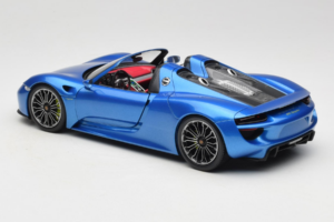 Porsche 918 Spyder Blue Metallic Minichamps 1:18 110062432 Métal Moulé — image 7 sur 8