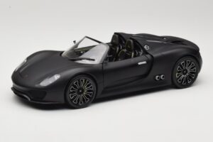 Porsche 918 Spyder Matte Black Minichamps 1:18 110060031 Métal Moulé
