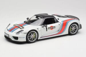 Porsche 918 Spyder Weissach Package Martini Minichamps 1:18 110062440 Métal Moulé