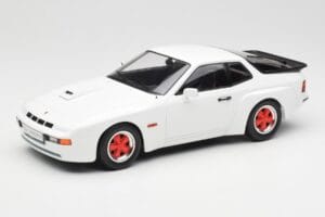 Porsche 924 Carrera GT Blanc & Jantes Rouges MCG 1:18 MCG18303 Métal Moulé