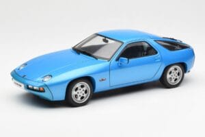 Porsche 928 Bleu AUTOart 1:18 77901 Métal Moulé