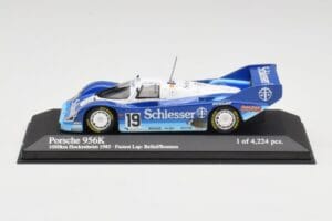 Porsche 956 #1 Brun S. Bellof / T. Boutsen Hockenheim 1985 Minichamps 1:43 430856699 Métal Moulé