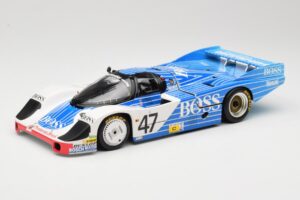 Porsche 956L #47 Hugo Boss V. Merl / H. Grohs / A. Plankenhorn 24 Hours of Le Mans 1984 Minichamps 1:18 183846947 Métal Moulé