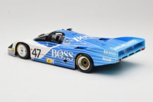 Porsche 956L #47 Hugo Boss V. Merl / H. Grohs / A. Plankenhorn 24 Hours of Le Mans 1984 Minichamps 1:18 183846947 Métal Moulé — image 7 sur 8