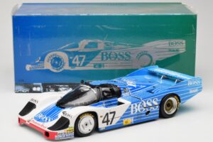 Porsche 956L #47 Hugo Boss V. Merl / H. Grohs / A. Plankenhorn 24 Hours of Le Mans 1984 Minichamps 1:18 183846947 Métal Moulé — image 8 sur 8