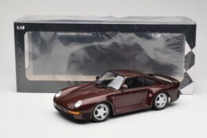 Porsche 959 Dark Red Metallic Minichamps 1:18 155066204 Métal Moulé — image 6 sur 6