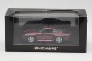 Porsche 959 Dark Red Metallic Minichamps 1:43 400062525 Métal Moulé — image 4 sur 4