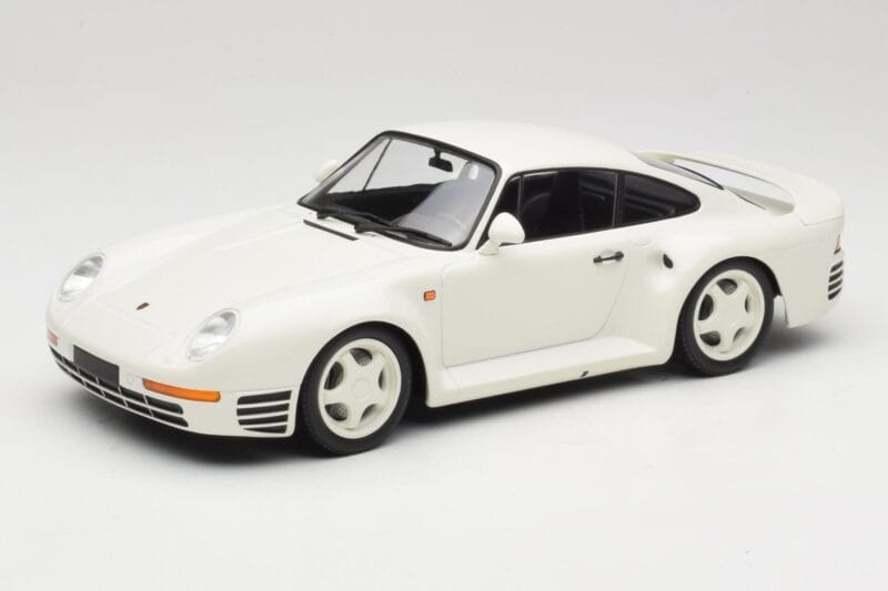Porsche 959 Grand Prix White Minichamps 1:18 155066202 Métal Moulé