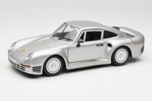 Porsche 959 Argent Tonka 1:18 2221 Métal Moulé