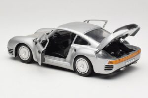 Porsche 959 Argent Tonka 1:18 2221 Métal Moulé — image 5 sur 8