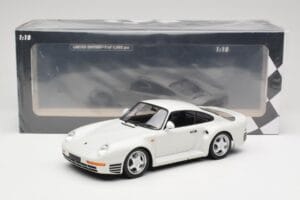 Porsche 959 White Metallic Minichamps 1:18 155066206 Métal Moulé — image 6 sur 6
