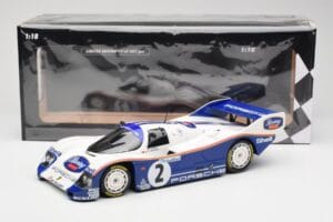 Porsche 962 #2 H-J. Stuck / D. Bell Team Porsche AG Winners 1000km Hockenheim 1985 Minichamps 1:18 155856502 Métal Moulé — image 6 sur 6