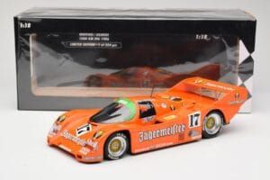 Porsche 962C #17 Jägermeister T. Boutsen / F. Jelinski 1000km Spa 1986 Minichamps 1:18 155866517 Métal Moulé — image 6 sur 6