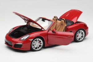 Porsche Boxster 981 S Guards Rouge Minichamps 1:18 110062031 Métal Moulé — image 2 sur 8
