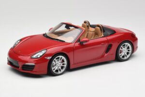 Porsche Boxster 981 S Guards Rouge Minichamps 1:18 110062031 Métal Moulé