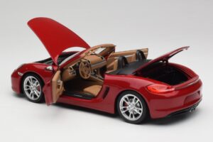 Porsche Boxster 981 S Guards Rouge Minichamps 1:18 110062031 Métal Moulé — image 5 sur 8