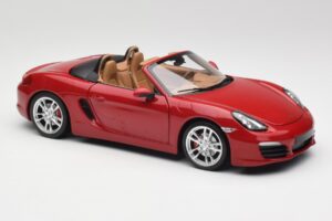 Porsche Boxster 981 S Guards Rouge Minichamps 1:18 110062031 Métal Moulé — image 6 sur 8