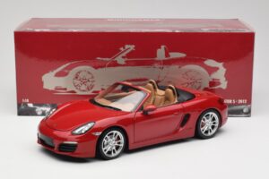 Porsche Boxster 981 S Guards Rouge Minichamps 1:18 110062031 Métal Moulé — image 8 sur 8
