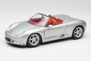Porsche Boxster 986 Argent Maisto 1:18 37800-M3 Métal Moulé