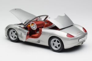 Porsche Boxster 986 Argent Maisto 1:18 37800-M3 Métal Moulé — image 5 sur 8