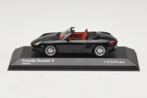 Porsche Boxster 986 S Noir Minichamps 1:43 400062070 Métal Moulé