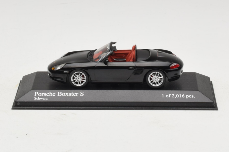 Porsche Boxster 986 S Noir Minichamps 1:43 400062070 Métal Moulé