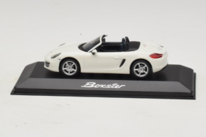 Porsche Boxster 981 Blanc Minichamps 1:43 WAP0202000D Métal Moulé