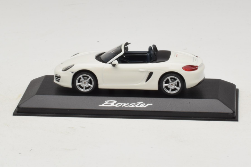 Porsche Boxster 981 Blanc Minichamps 1:43 WAP0202000D Métal Moulé