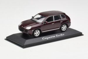 Porsche Cayenne 955 Turbo Rouge Foncé Minichamps 1:43 WAPC2000113 Métal Moulé — image 2 sur 4