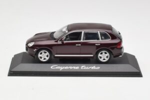 Porsche Cayenne 955 Turbo Rouge Foncé Minichamps 1:43 WAPC2000113 Métal Moulé