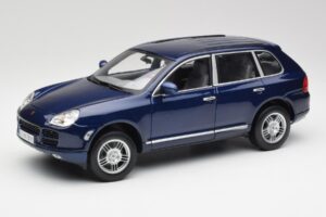 Porsche Cayenne S 9PA Dark Sea Bleu Métallisé Maisto 1:18 31635 Métal Moulé