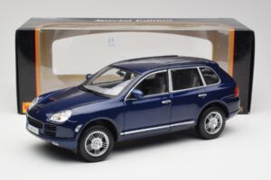 Porsche Cayenne S 9PA Dark Sea Bleu Métallisé Maisto 1:18 31635 Métal Moulé — image 8 sur 8