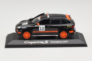 Porsche Cayenne S #12 Transsyberia 2007 Noir Orange Minichamps 1:43 WAP02000918 Métal Moulé