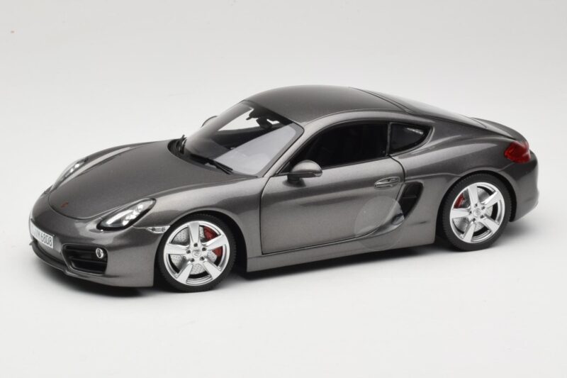 Porsche Cayman 981 S Gris Minichamps 1:18 WAP0210070D Métal Moulé