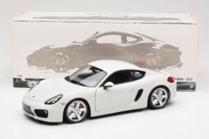 Porsche Cayman 981 Blanc Minichamps 1:18 113062221 Métal Moulé — image 8 sur 8